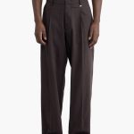 Pantalone gamba ampia in lino