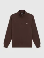 Felpa Oakport con zip corta
