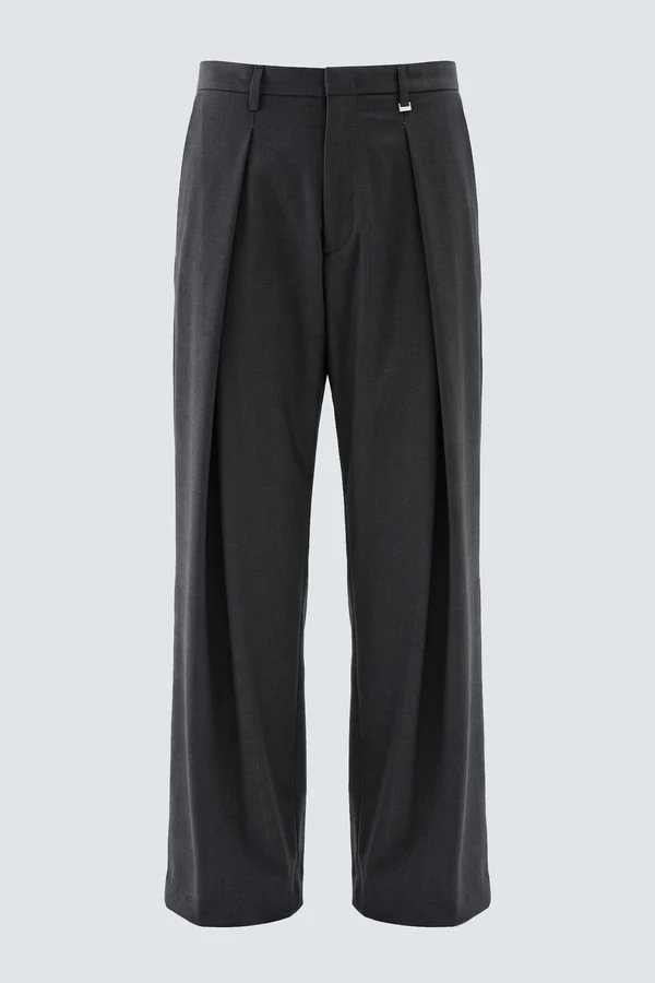 PANTALONE LARGO CON PINCES - immagine 1